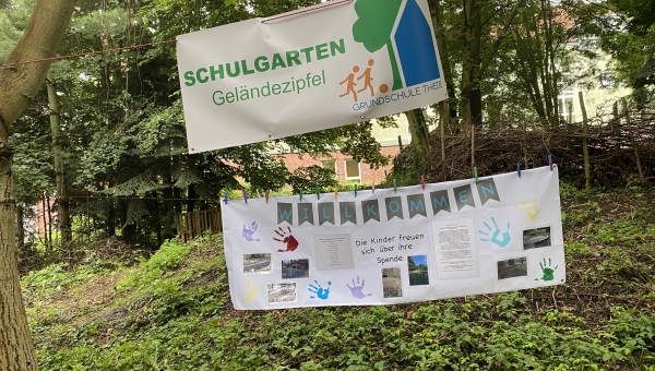 Die Grundschule Thiede hat jetzt einen Schulgarten!